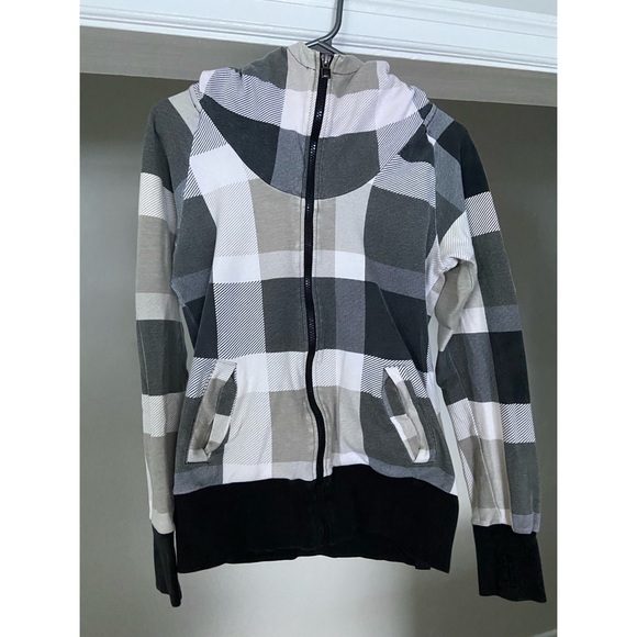 Bench Black/White/Pink Zip-Up Hoodie - Picture 3 of 6